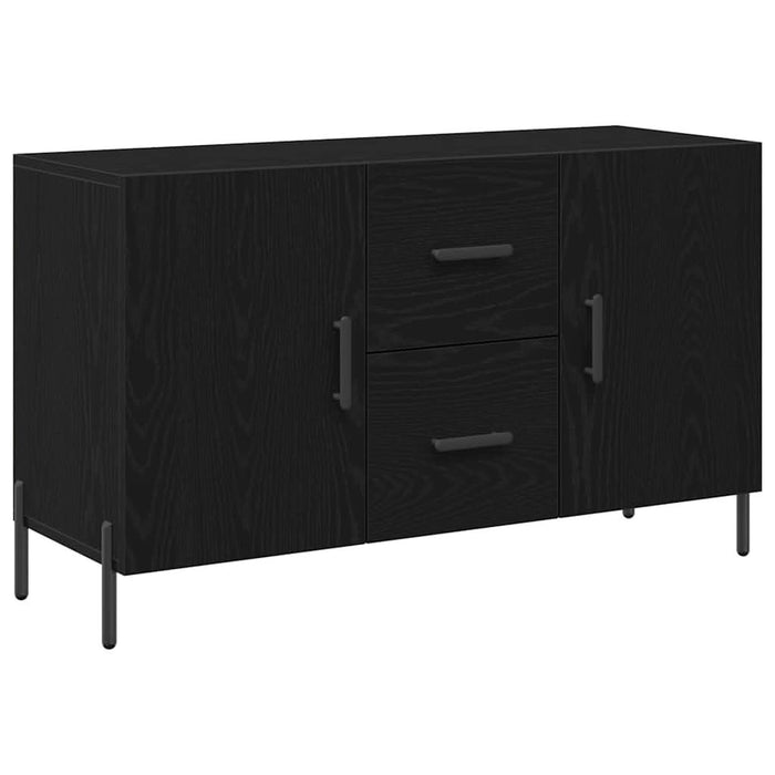 Bufet cu sertar Stejar negru 100 x 36 x 60 cm Lemn compozit - WALTI WALTI