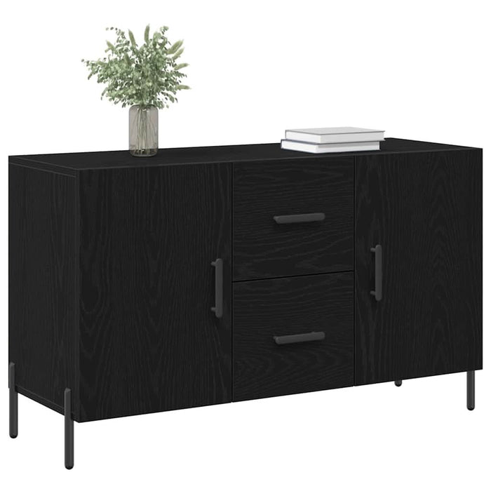 Bufet cu sertar Stejar negru 100 x 36 x 60 cm Lemn compozit - WALTI WALTI