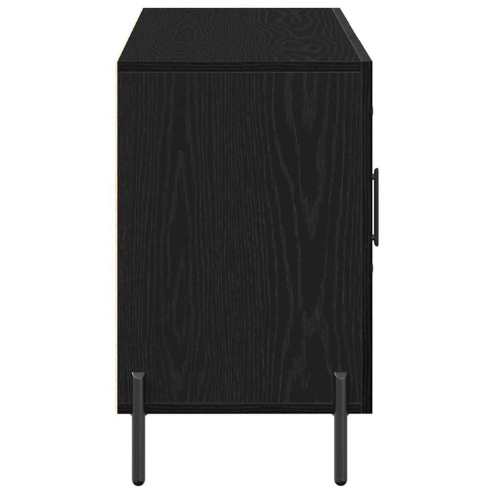 Bufet cu sertar Stejar negru 100 x 36 x 60 cm Lemn compozit - WALTI WALTI