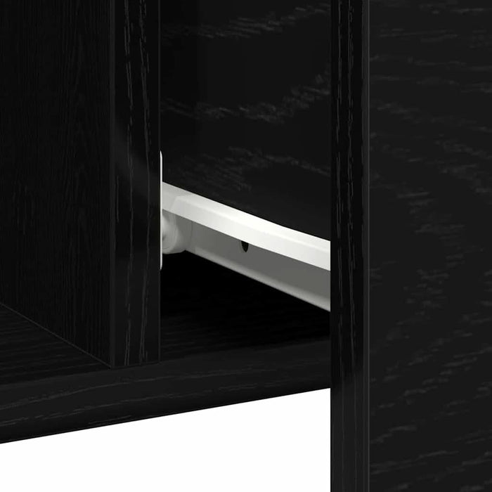 Bufet cu sertar Stejar negru 100 x 36 x 60 cm Lemn compozit - WALTI WALTI