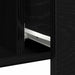 Bufet cu sertar Stejar negru 100 x 36 x 60 cm Lemn compozit - WALTI WALTI