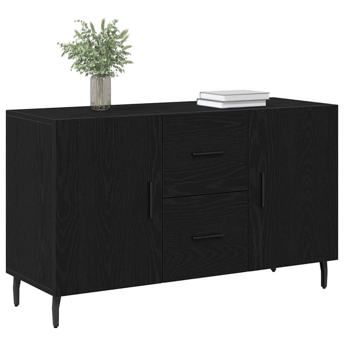 Bufet cu sertar Stejar negru 100 x 36 x 60 cm Lemn compozit - WALTI WALTI