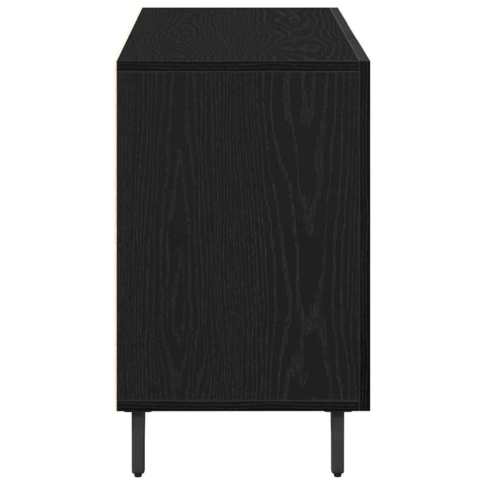 Bufet cu sertar Stejar negru 100 x 36 x 60 cm Lemn compozit - WALTI WALTI