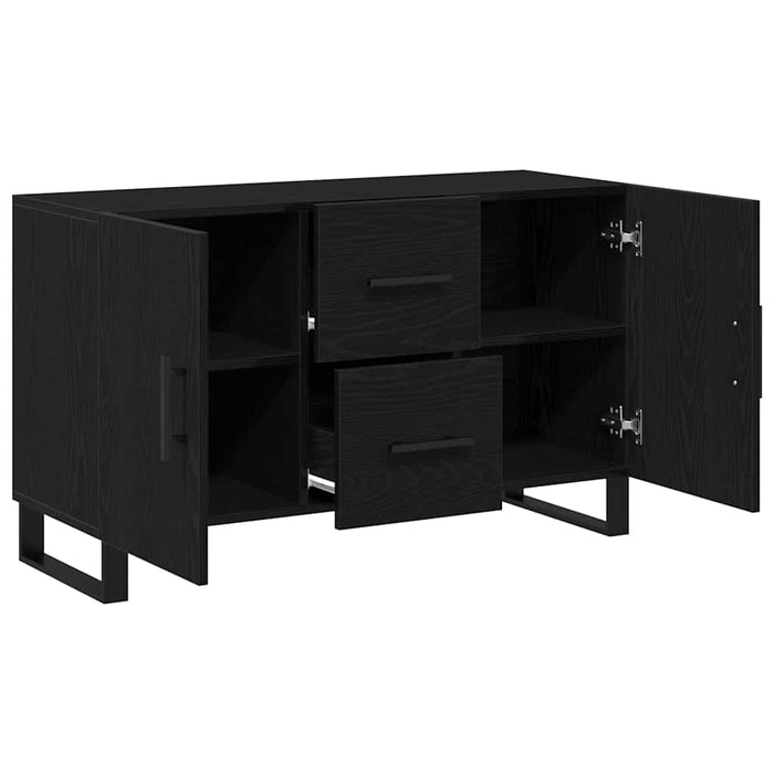 Bufet cu sertar Stejar negru 100 x 36 x 60 cm Lemn compozit - WALTI WALTI