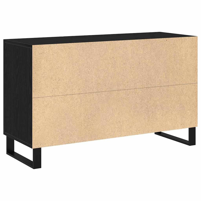 Bufet cu sertar Stejar negru 100 x 36 x 60 cm Lemn compozit - WALTI WALTI