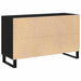 Bufet cu sertar Stejar negru 100 x 36 x 60 cm Lemn compozit - WALTI WALTI