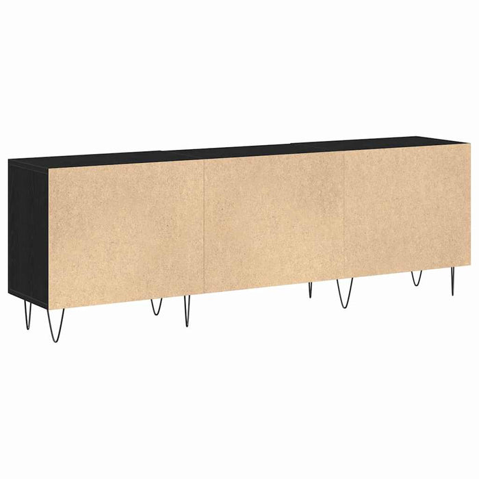 Cabinet TV Stejar negru 150 x 30 x 50 cm Lemn compozit - WALTI WALTI