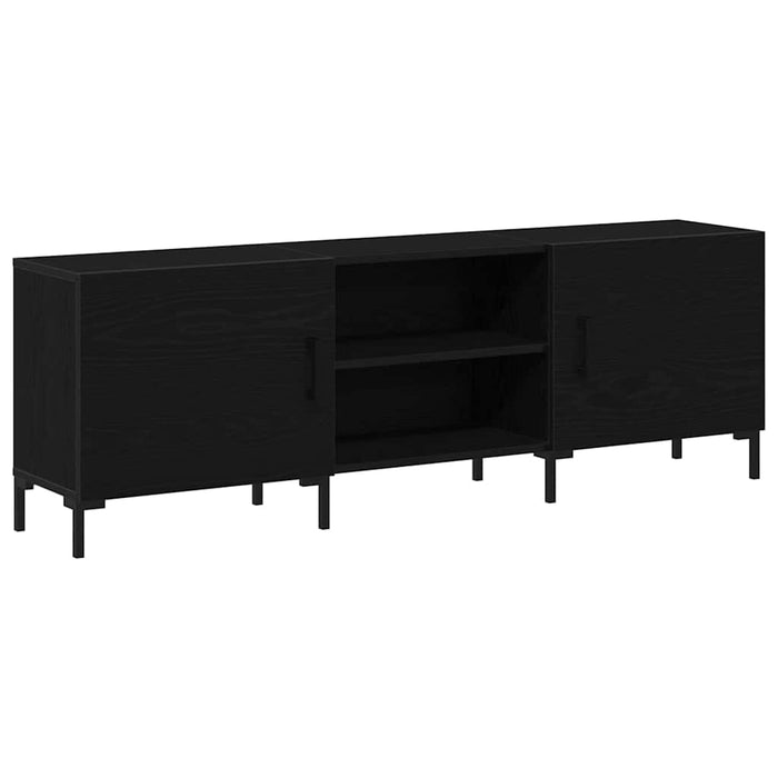 Cabinet TV Stejar negru 150 x 30 x 50 cm Lemn compozit - WALTI WALTI