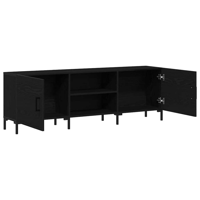 Cabinet TV Stejar negru 150 x 30 x 50 cm Lemn compozit - WALTI WALTI