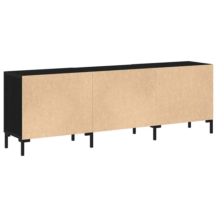 Cabinet TV Stejar negru 150 x 30 x 50 cm Lemn compozit - WALTI WALTI