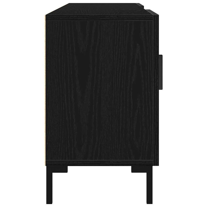 Cabinet TV Stejar negru 150 x 30 x 50 cm Lemn compozit - WALTI WALTI