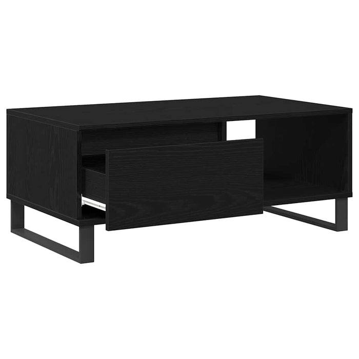 Masă de cafea Stejar Negru 90 x 50 x 36,5 cm Lemn compozit - WALTI WALTI
