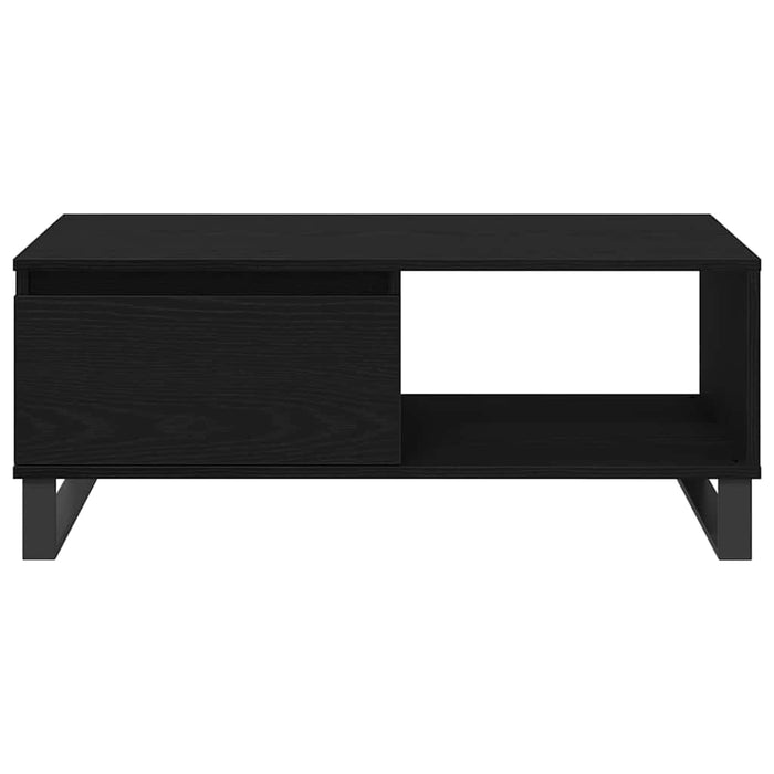 Masă de cafea Stejar Negru 90 x 50 x 36,5 cm Lemn compozit - WALTI WALTI