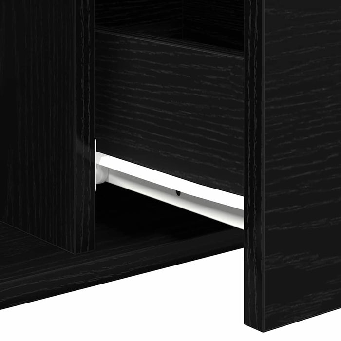 Masă de cafea Stejar Negru 90 x 50 x 36.5 cm Lemn compozit WALTI