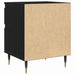 Dulap de noapte Stejar Negru 40 x 35 x 50 cm Lemn compozit - WALTI WALTI