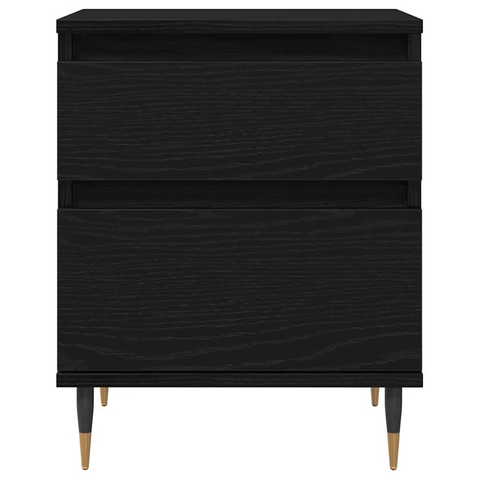Dulap de noapte cu sertar 2 pcs Stejar Negru 40 x 35 x 50 cm - WALTI WALTI