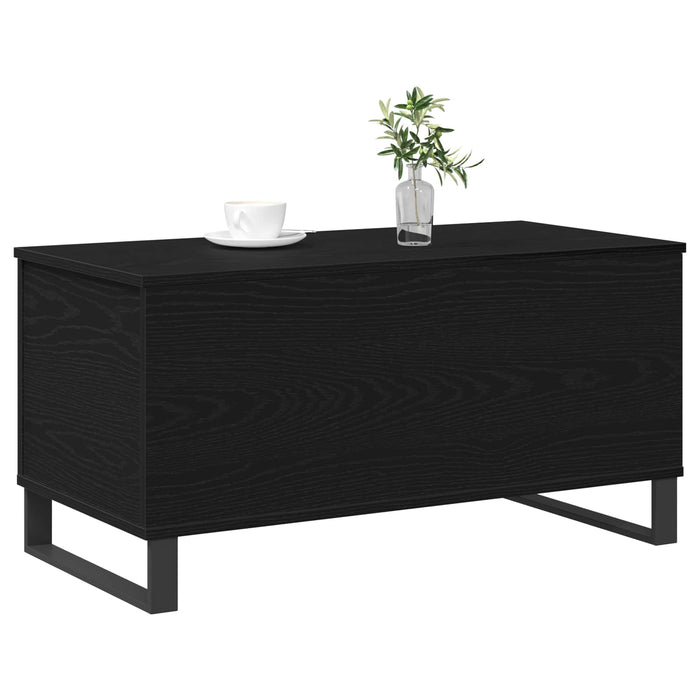 Masă de cafea Stejar Negru 90 x 44,5 x 45 cm Lemn compozit - WALTI WALTI