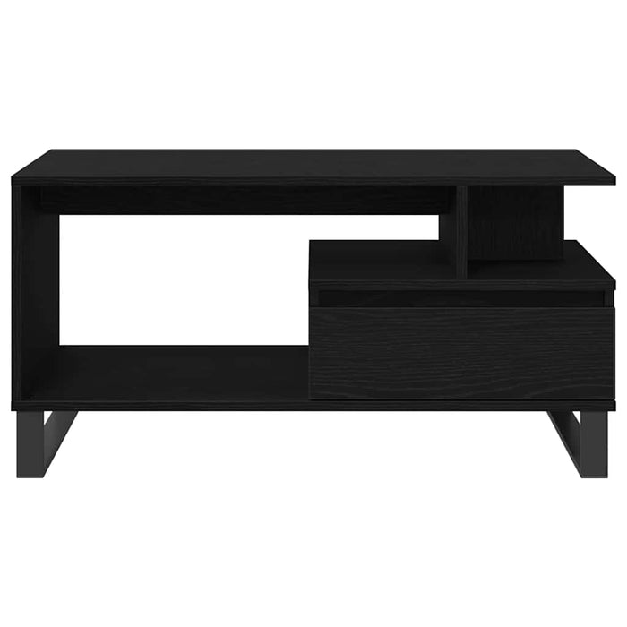 Masă de cafea Stejar Negru 90 x 49 x 45 cm Lemn compozit - WALTI WALTI