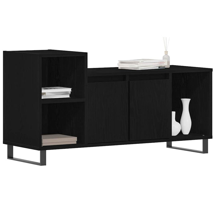 Set comodă TV Stejar Negru 100 x 35 x 55 cm Lemn compozit - WALTI WALTI