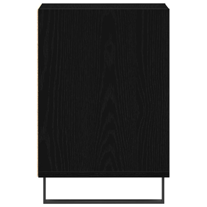 Set comodă TV Stejar Negru 100 x 35 x 55 cm Lemn compozit - WALTI WALTI