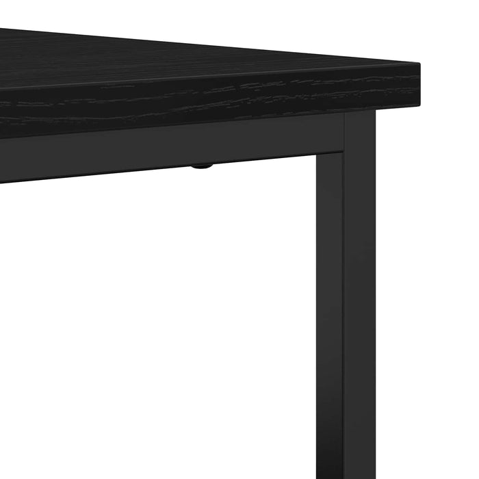 Bufet Stejar Negru 70 x 30 x 80 cm Lemn compozit - WALTI WALTI