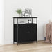 Bufet Stejar negru 70 x 30 x 80 cm Lemn compozit - WALTI WALTI