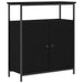 Bufet Stejar Negru 70 x 30 x 80 cm Lemn compozit - WALTI WALTI