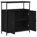 Bufet Stejar Negru 70 x 30 x 80 cm Lemn compozit - WALTI WALTI