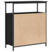 Bufet Stejar Negru 70 x 30 x 80 cm Lemn compozit - WALTI WALTI