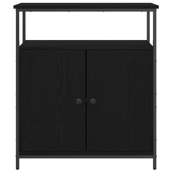 Bufet Stejar Negru 70 x 30 x 80 cm Lemn compozit - WALTI WALTI