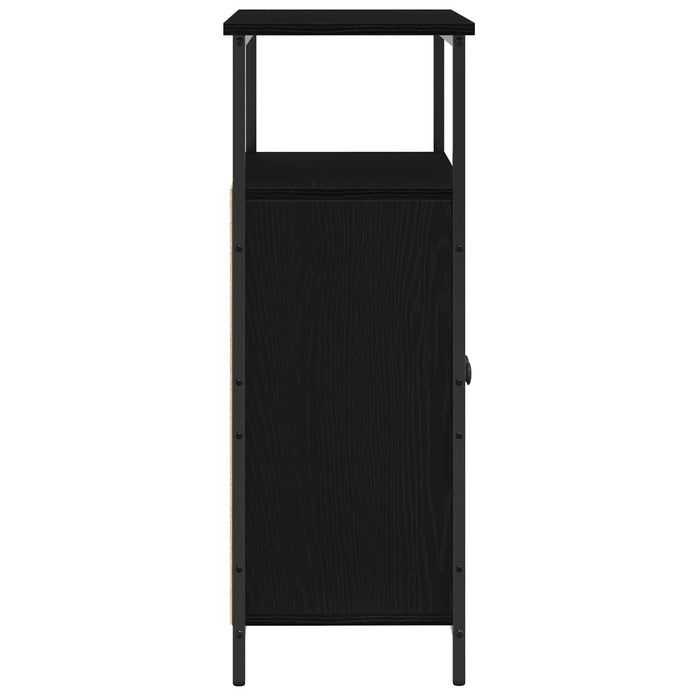 Bufet Stejar Negru 70 x 30 x 80 cm Lemn compozit - WALTI WALTI