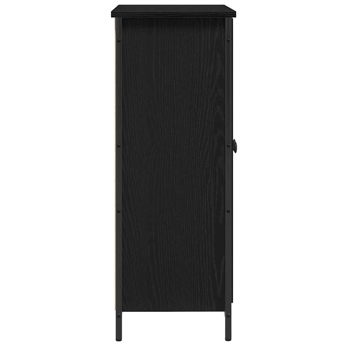 Bufet Stejar negru 70 x 30 x 80 cm Lemn compozit - WALTI WALTI