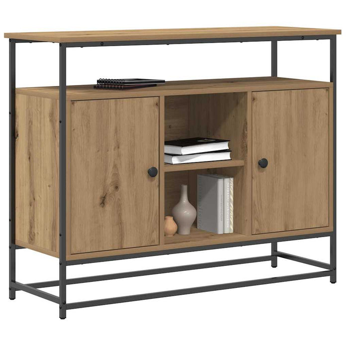 Bufet Stejar Artizanal 100 x 35 x 80 cm Lemn compozit - WALTI WALTI