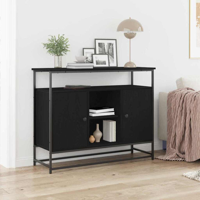 Bufet Stejar negru 100 x 35 x 80 cm Lemn compozit - WALTI WALTI