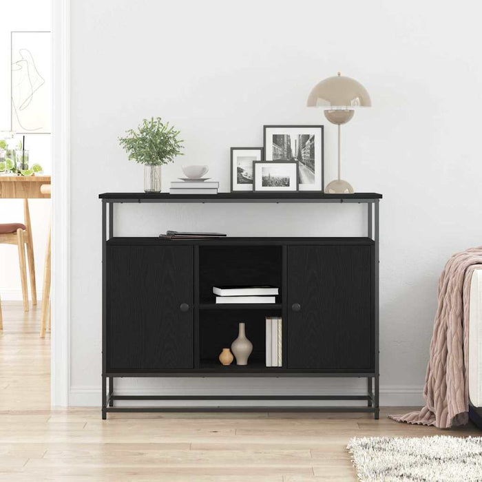 Bufet Stejar negru 100 x 35 x 80 cm Lemn compozit - WALTI WALTI