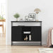 Bufet Stejar negru 100 x 35 x 80 cm Lemn compozit - WALTI WALTI