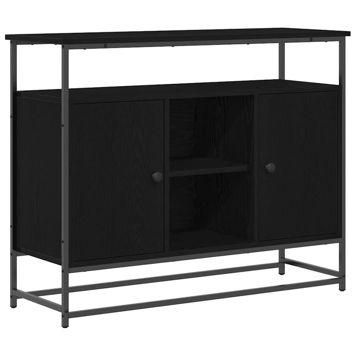 Bufet Stejar negru 100 x 35 x 80 cm Lemn compozit - WALTI WALTI