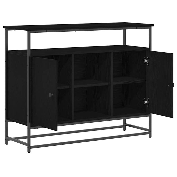 Bufet Stejar negru 100 x 35 x 80 cm Lemn compozit - WALTI WALTI
