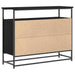 Bufet Stejar negru 100 x 35 x 80 cm Lemn compozit - WALTI WALTI