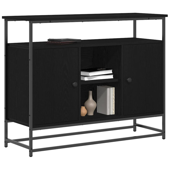Bufet Stejar negru 100 x 35 x 80 cm Lemn compozit - WALTI WALTI