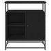 Bufet Stejar Negru 69 x 35 x 80 cm Lemn compozit - WALTI WALTI