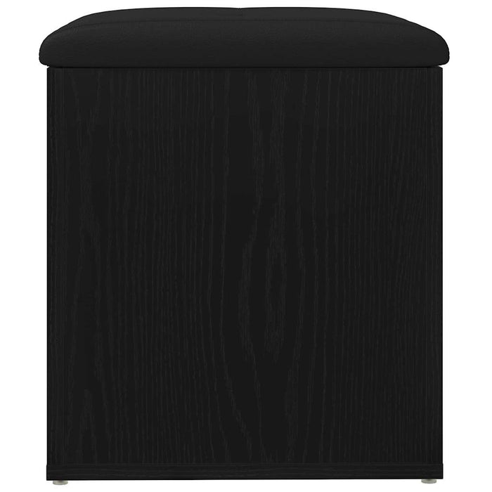 Bancă de depozitare Stejar negru 42 x 42 x 45 cm Lemn compozit - WALTI WALTI