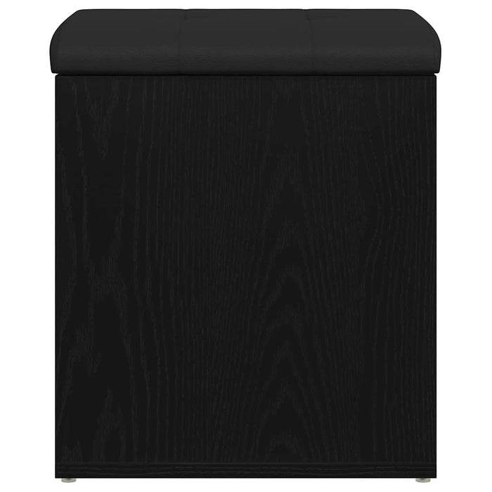 Bancă de depozitare Stejar negru 42 x 42 x 45 cm Lemn compozit - WALTI WALTI