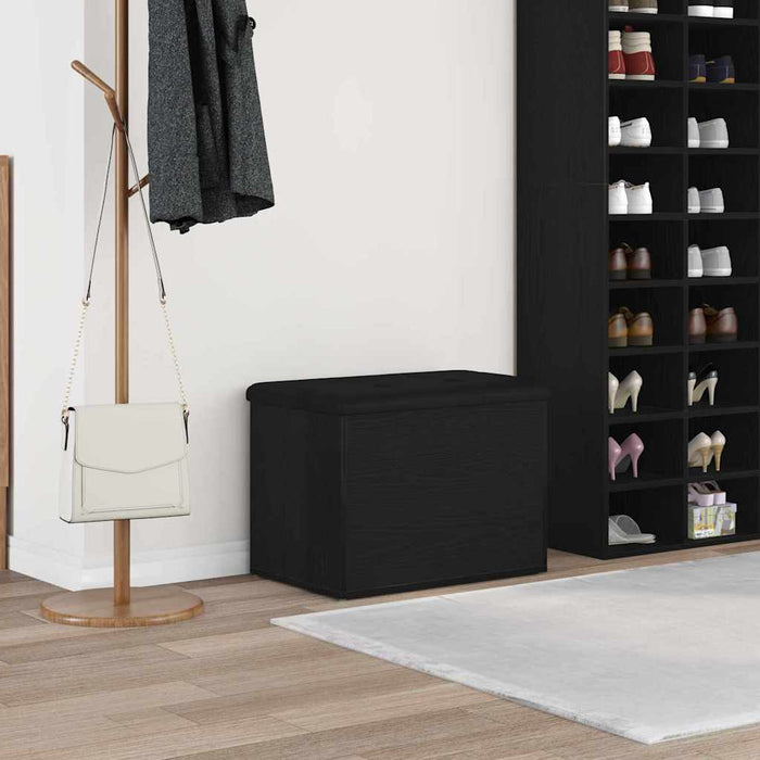 Bancă de depozitare Stejar negru 62 x 42 x 45 cm Lemn compozit - WALTI WALTI