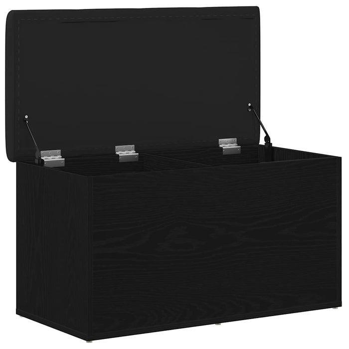 Bancă de depozitare Stejar Negru 82 x 42 x 45 cm Lemn compozit - WALTI WALTI