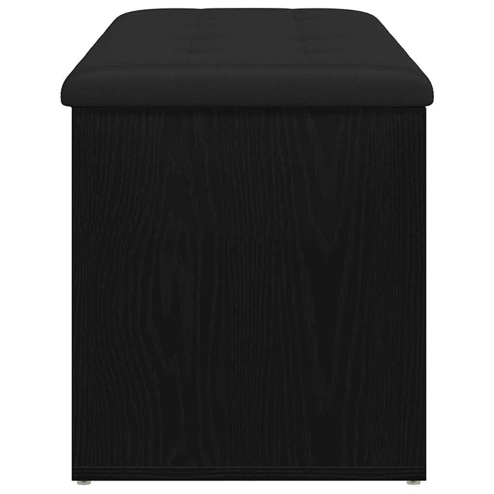Bancă de depozitare Stejar negru 102 x 42 x 45 cm Lemn compozit - WALTI WALTI