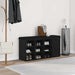 Bancă pentru pantofi Negru 100 x 30 x 48 cm Lemn compozit - WALTI WALTI