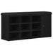 Bancă pentru pantofi Negru 100 x 30 x 48 cm Lemn compozit - WALTI WALTI