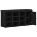 Bancă pentru pantofi Negru 100 x 30 x 48 cm Lemn compozit - WALTI WALTI