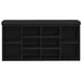 Bancă pentru pantofi Negru 100 x 30 x 48 cm Lemn compozit - WALTI WALTI